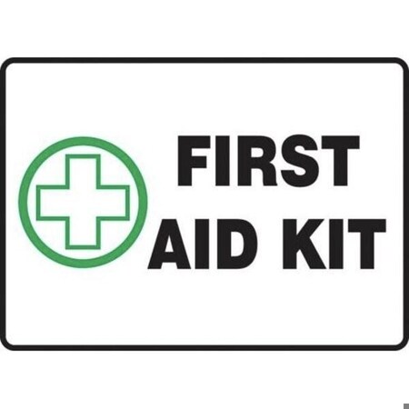Accuform SAFETY SIGN FIRST AID KIT 10 X 14 MFSD446XP MFSD446XP